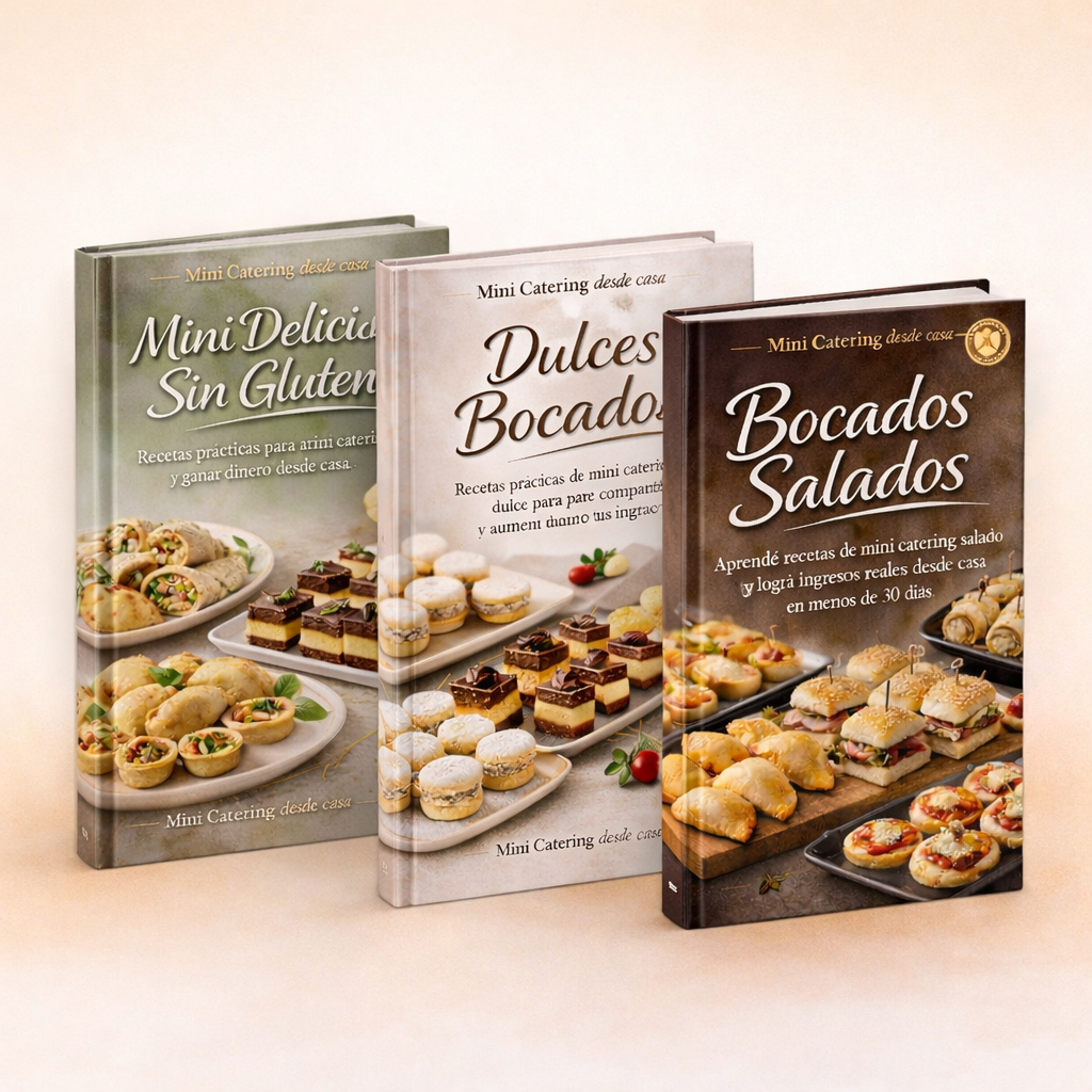 MINI CATERING DESDE CASA +7 BONUS EXCLUSIVOS